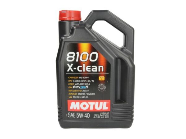 Motul 8100 X Clean 5W 40 4 l 1