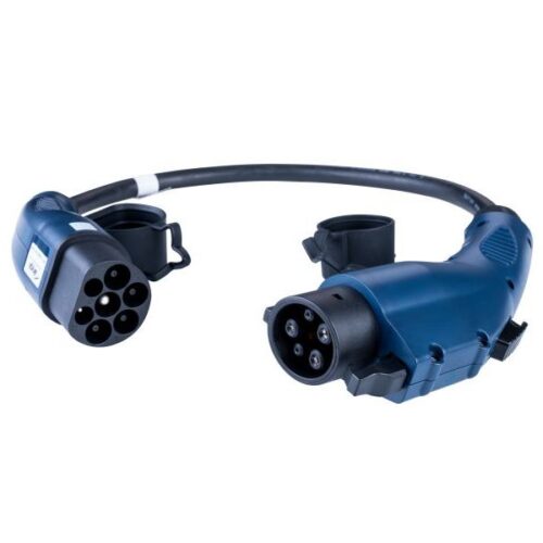 Adaptor de incarcare masini electrice Type 2 la Type 1,32A,7.4kW 0.5m