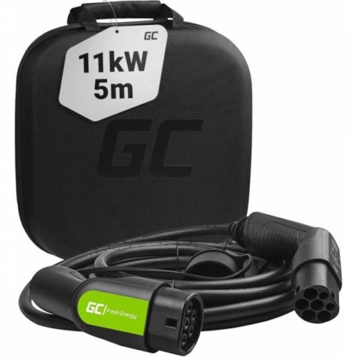 Cablu de incarcare Green Cell GC tip 2 ,11kW 5 m pentru incarcare EV / PHEV