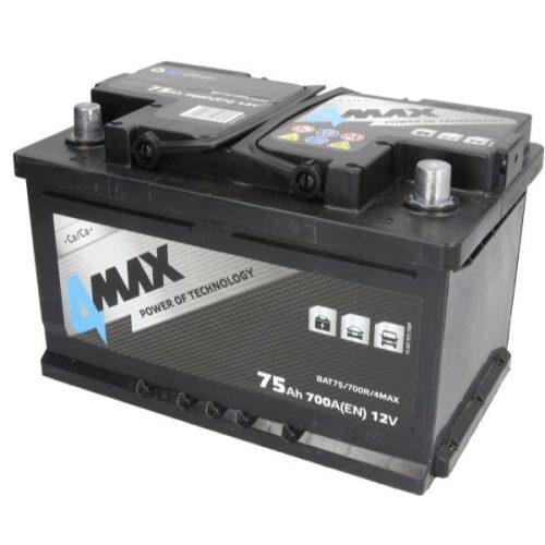 Baterie Auto 4MAX 12V 75Ah 700A R+