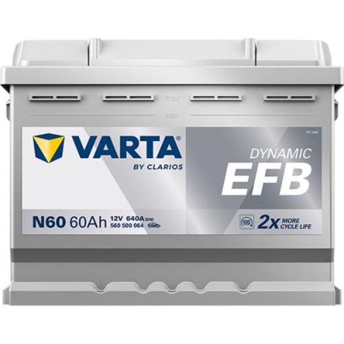 Baterie Auto VARTA EFB Start-Stop 12V 60Ah 640A R+