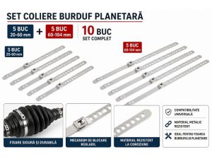 Set coliere burduf planetara universale 10 buc 20-104 mm