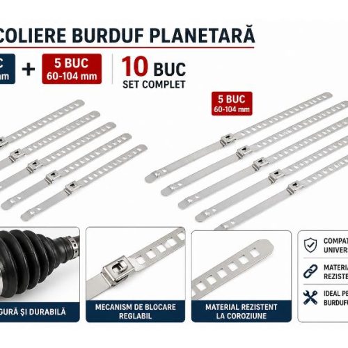 Set coliere burduf planetara universale 10 buc 20-104 mm