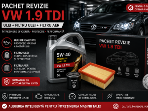 Pachet revizie VW 1.9 TDI – Filtre ulei, aer, polen