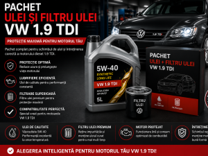 Pachet ulei și filtru ulei VW 1.9 TDI