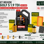 Pachet Revizie VW Golf 5 1.9 TDI – Motul 8100 X-Clean 5W40 + Filtre MANN