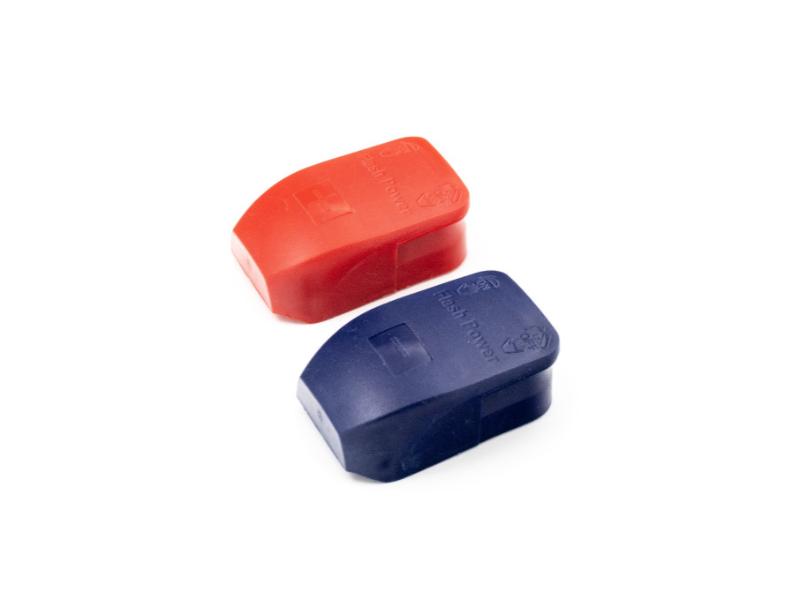 Borne Rapide pentru Baterie Auto CarGuard – Set 2 Cleme Profesionale din Cupru cu Protecție Plus și Minus