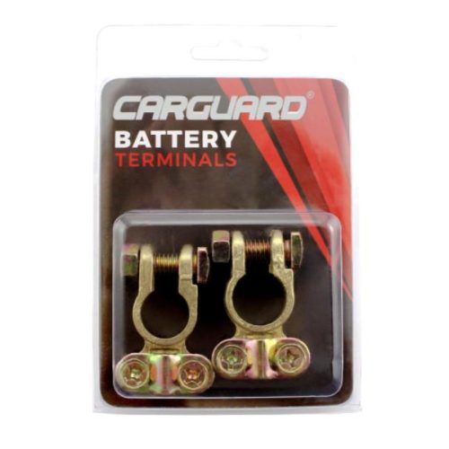 Set Borne Baterie Auto Universale CarGuard din Cupru – Cleme Acumulator Auto Pozitiv și Negativ Premium