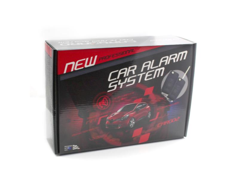 Sistem alarmă auto CarGuard cu telecomandă și senzor șoc reglabil 2 zone