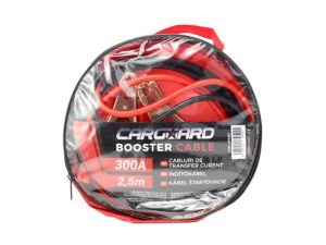 Cabluri de Curent Auto CarGuard 300A – Cablu Profesional pentru Pornire Auto și Transfer Curent, 3m