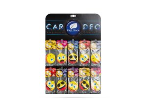 Display 90 Odorizante Auto Paloma Emo Smiley – Pachet Profesional cu Arome Mixte Premium pentru Magazin, Service și Retail Auto