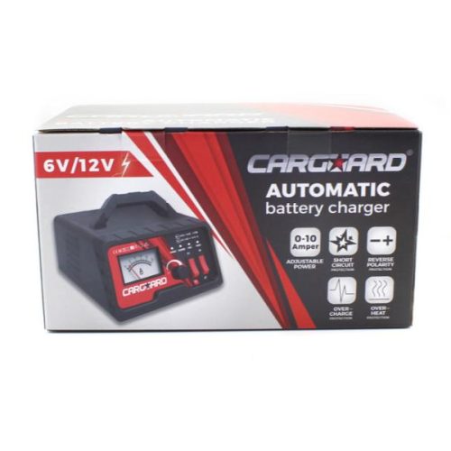 Redresor Auto Inteligent CarGuard 6V/12V 10A – Încărcător Profesional Reglabil pentru Baterii WET, GEL, AGM și MF