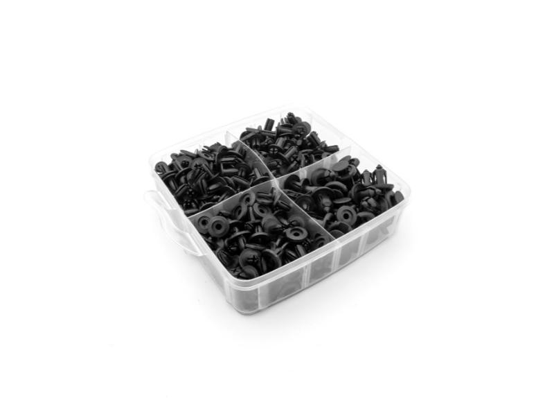 Set 620 Cleme Plastic Auto + 5 Unelte CarGuard – Kit Profesional pentru Fixare Panouri, Tapițerie și Elemente Caroserie