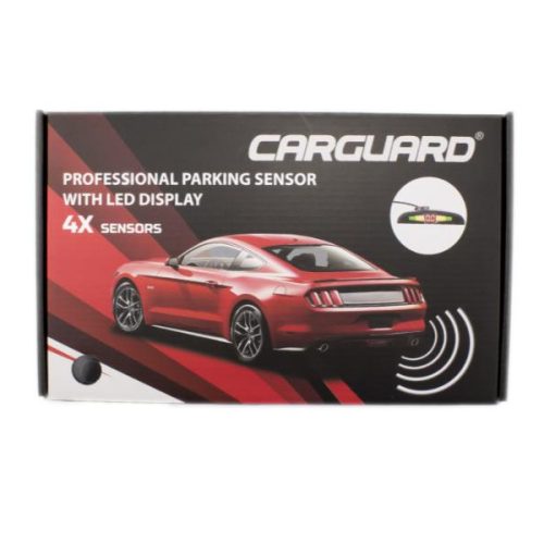 Set Senzori de Parcare Auto CarGuard cu Afișaj LED și Semnal Acustic – Sistem Asistență Parcare 12V Universal