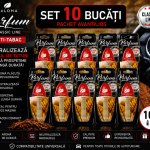 Set 10 Odorizante Auto Paloma Parfum Anti-Tabac 5ml – Neutralizare Miros Tutun și Prospețime de Lungă Durată