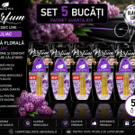 Set 5 Odorizante Auto Paloma Parfum Liliac 5ml – Aromă Florală Elegantă și Prospețime de Lungă Durată