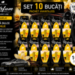 Set 10 Odorizante Auto Paloma Parfum Vanilie 5ml – Aromă Dulce de Vanilie și Prospețime de Lungă Durată